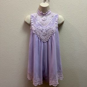 SOLD OUT Rise Of Dawn Lilac Playsuit Romper in size XS!